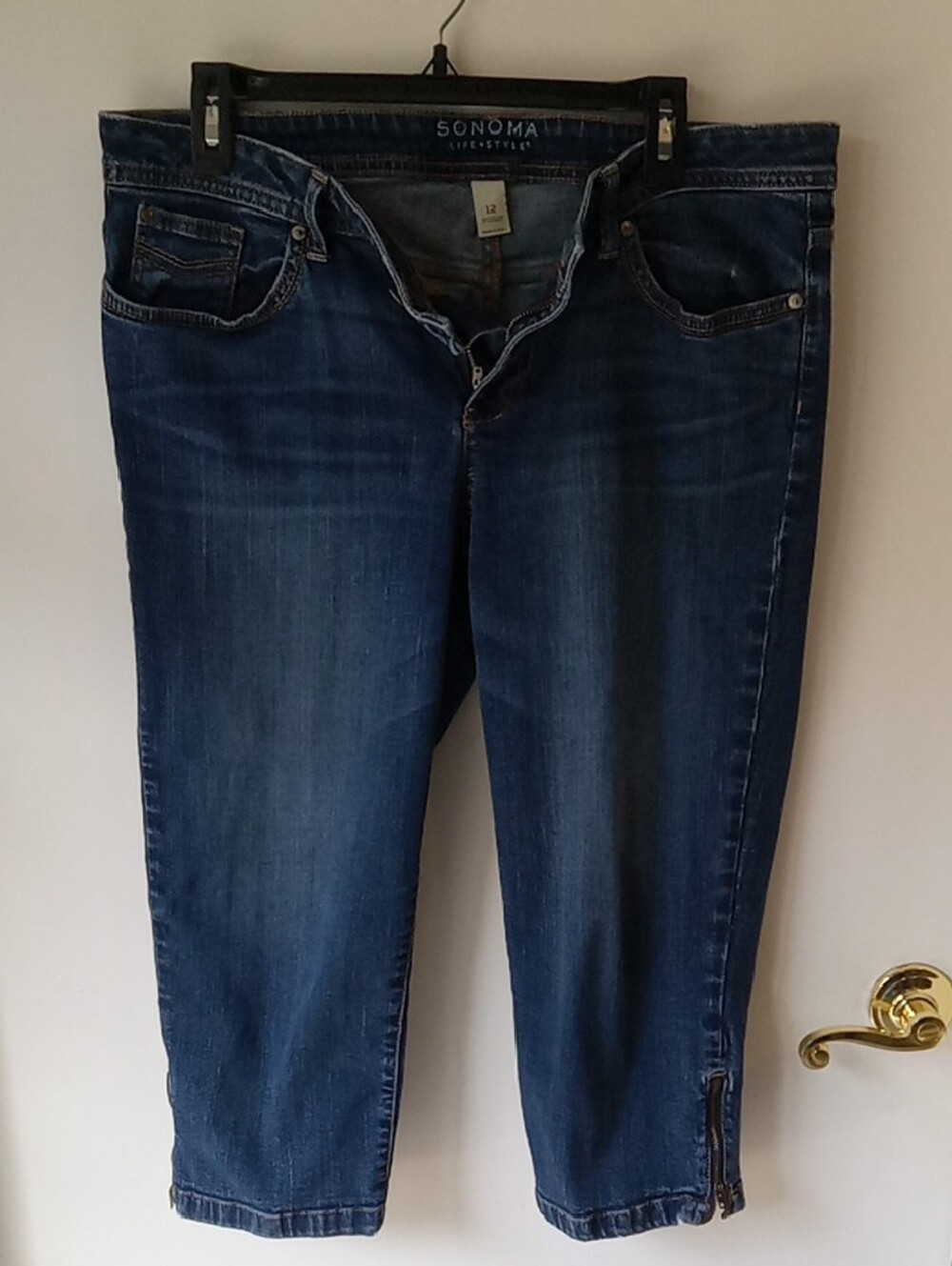 Sonoma Dark Blue Capris - Picture 3 of 7